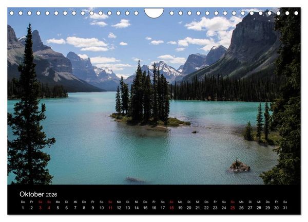 Produktbild: Kanadas Westen 2026 (Wandkalender 2026 DIN A4 quer), CALVENDO Monatskalender