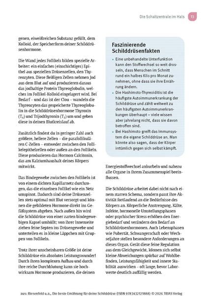 Produktbild: Die beste Ern&auml;hrung f&uuml;r deine Schilddr&uuml;se
