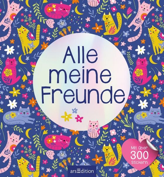 Produktbild: Alle meine Freunde &ndash; Katzen | Mit &uuml;ber 300 Stickern