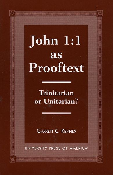 Produktbild: Kenney, G: John 1:1 as Prooftext
