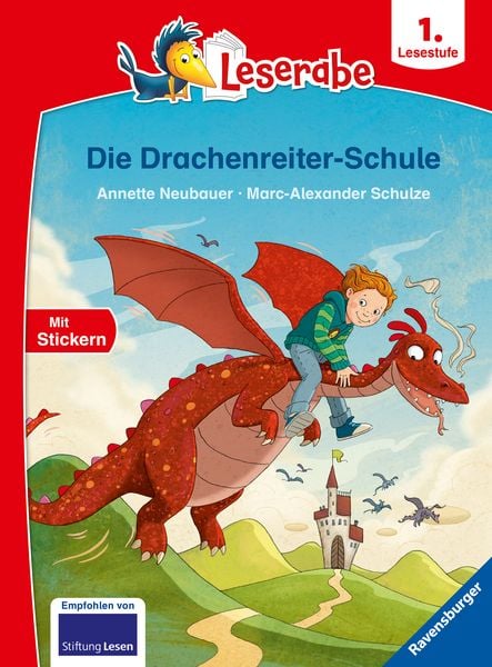 Produktbild: Leserabe 1. Lesestufe - Die Drachenreiter-Schule