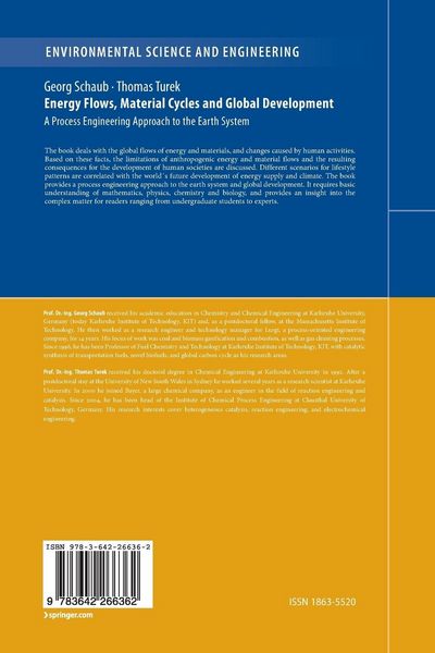 Produktbild: Energy Flows, Material Cycles and Global Development