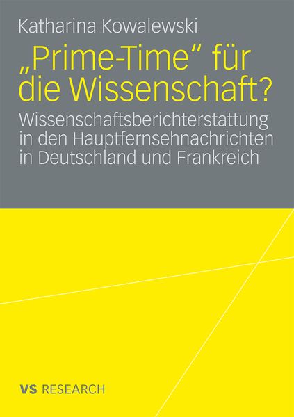 Produktbild: "Prime-Time" f&uuml;r die Wissenschaft?