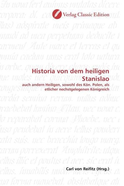 Produktbild: Historia von dem heiligen Stanislao