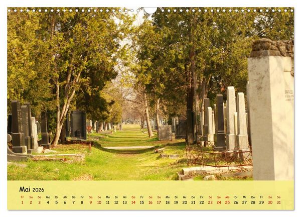 Produktbild: Am Zentralfriedhof in Wien (Wandkalender 2026 DIN A3 quer), CALVENDO Monatskalender