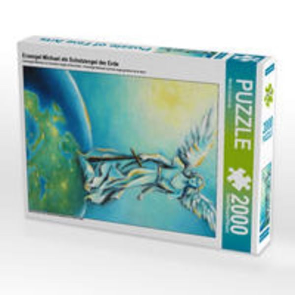 CALVENDO Puzzle Erzengel Michael als Schutzengel der Erde | 2000 Teile Lege-Größe 90 × 67 cm Foto-Puzzle für glückliche Stunden