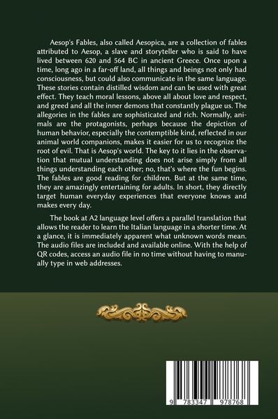 Produktbild: Italian-English Aesop's Fables for Young and Old