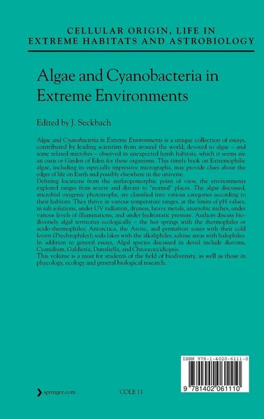 Produktbild: Algae and Cyanobacteria in Extreme Environments