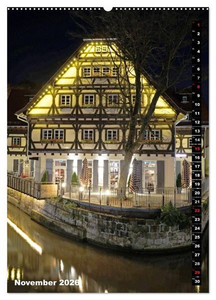 Produktbild: Esslingen in Hochform (Wandkalender 2026 DIN A2 hoch), CALVENDO Monatskalender