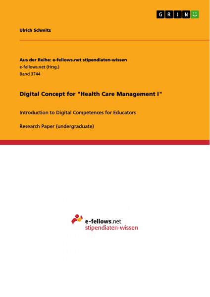 Produktbild: Digital Concept for "Health Care Management I"