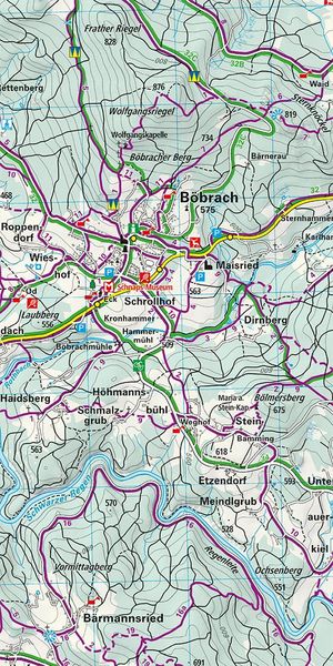 Produktbild: K&uuml;mmerly+Frey Outdoorkarte Deutschland 54 Nationalpark Bayerischer Wald 1:35.000