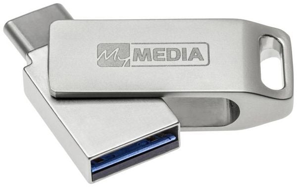 MyMEDIA My Dual USB 3.2 Gen 1 /USB C Drive 32GB USB-Stick 32 GB Silber 69269 USB-A (USB 3.2 Gen 1), USB-C