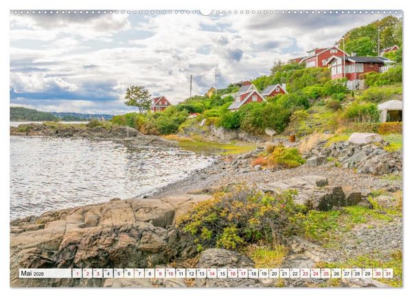 Produktbild: Zauberhaftes Oslo (hochwertiger Premium Wandkalender 2026 DIN A2 quer), Kunstdruck in Hochglanz