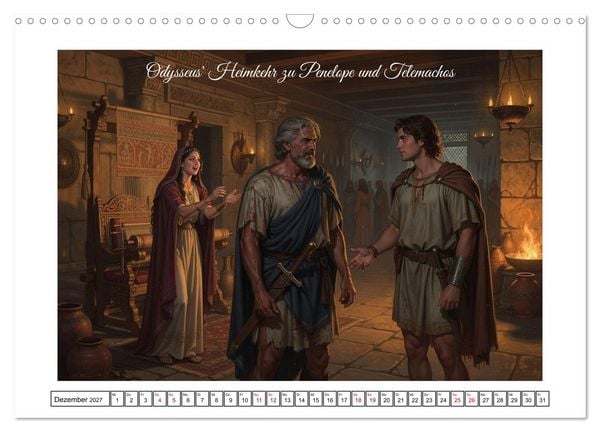 Produktbild: Die Irrfahrten des Odysseus (Wandkalender 2027 DIN A3 quer), CALVENDO Monatskalender