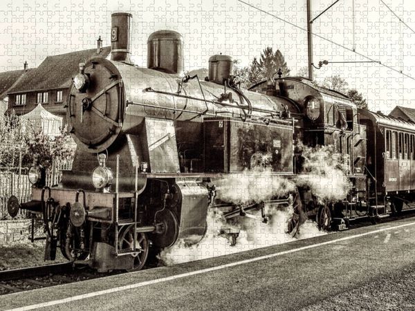 Produktbild: CALVENDO Puzzle Dampflokomotive BT 9 | 1000 Teile Lege-Gr&ouml;&szlig;e 64x48cm Foto-Puzzle f&uuml;r gl&uuml;ckliche Stunden