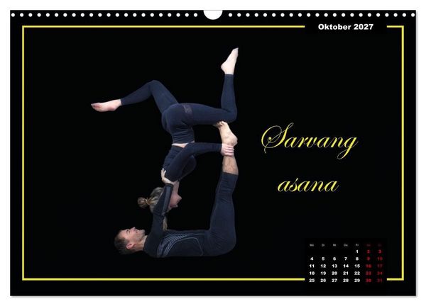 Produktbild: Yoga - Asana (Wandkalender 2027 DIN A3 quer), CALVENDO Monatskalender