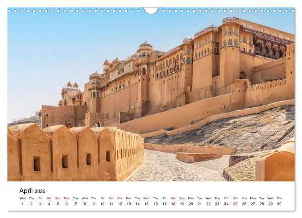 Produktbild: Wonderful India (Wall Calendar 2026 DIN A3 landscape), CALVENDO 12 Month Wall Calendar