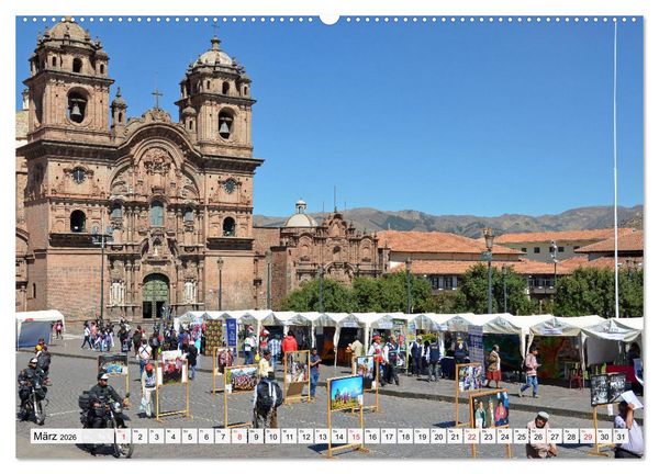 Produktbild: Faszination PERU, zwischen Anden und Regenwald (hochwertiger Premium Wandkalender 2026 DIN A2 quer), Kunstdruck in Hochglanz