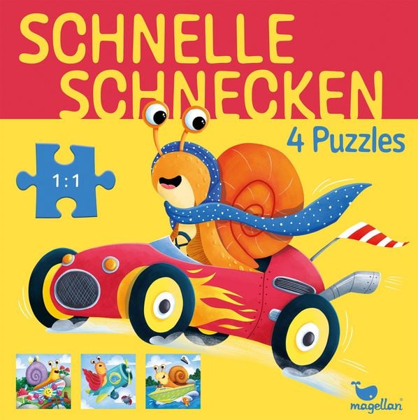 Produktbild: Schnelle Schnecken - 4 Puzzles
