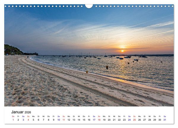 Produktbild: Arcachon Bordeaux Cap Ferret (Wandkalender 2026 DIN A3 quer), CALVENDO Monatskalender