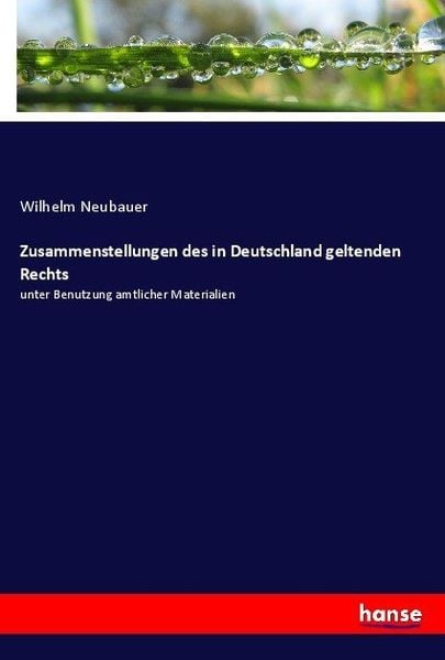 Produktbild: Zusammenstellungen des in Deutschland geltenden Rechts