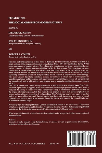 Produktbild: The Social Origins of Modern Science