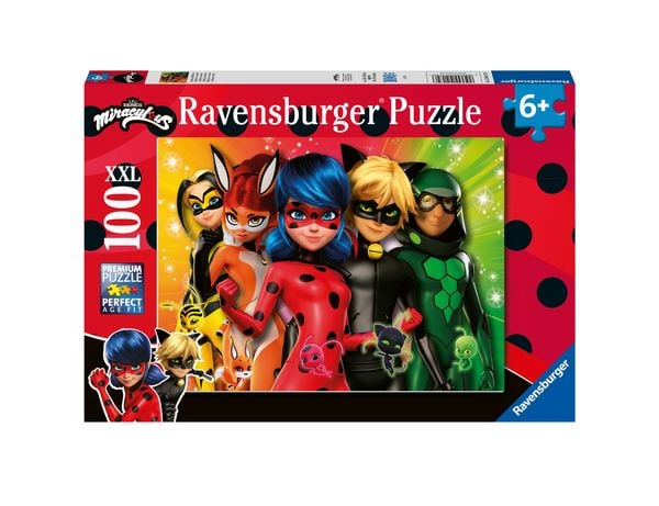 Kinderpuzzle 100 XXL Teile - Ladybug auf Mission