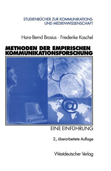 Produktbild: Methoden der empirischen Kommunikationsforschung