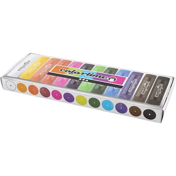Produktbild: Creativ Company Soft Color Stick, L 8 cm, Sortierte Farben, 12 Stk