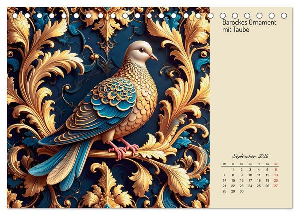 Produktbild: Vogelwelt, lustig, bunt und verspielt (Tischkalender 2026 DIN A5 quer), CALVENDO Monatskalender