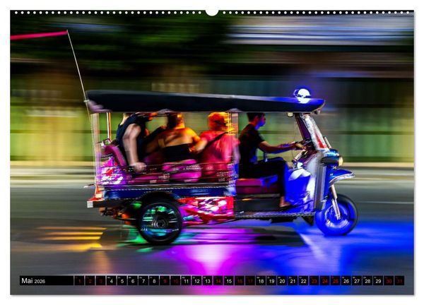 Produktbild: Bangkok - pulsierende Hauptstadt Thailands (Wandkalender 2026 DIN A2 quer), CALVENDO Monatskalender