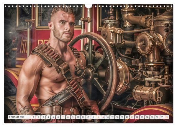 Produktbild: Feuerwehrm&auml;nner (Wandkalender 2026 DIN A3 quer), CALVENDO Monatskalender