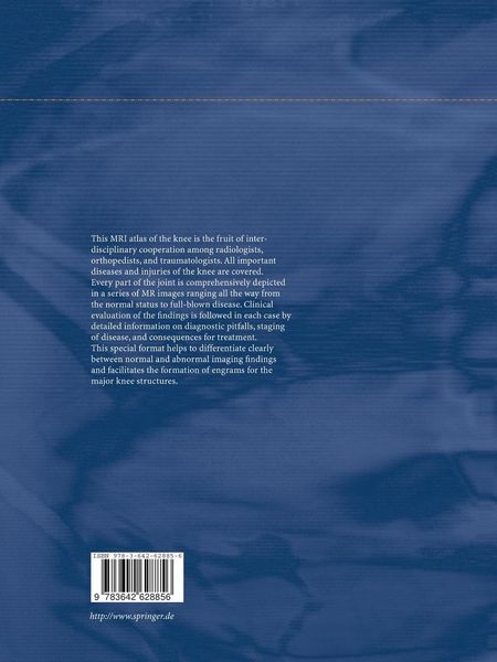 Produktbild: MRI Atlas of Orthopedics and Traumatology of the Knee