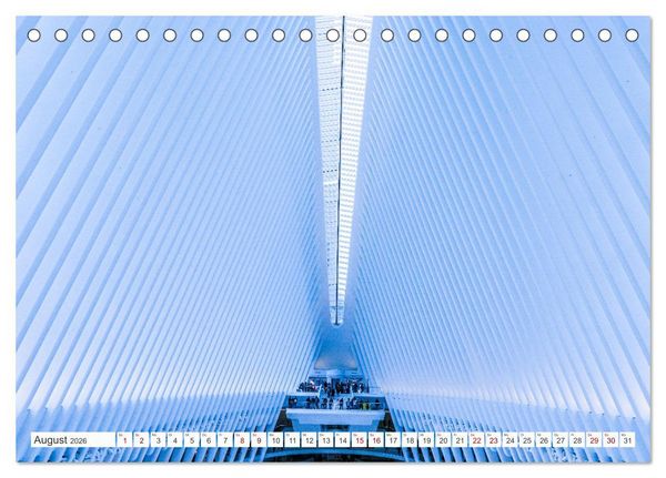 Produktbild: New York City Manhattan Perspektiven (Tischkalender 2026 DIN A5 quer), CALVENDO Monatskalender
