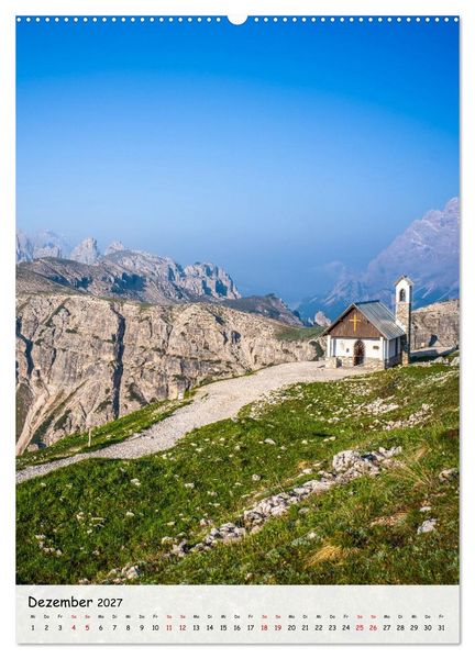 Produktbild: Rund um die... Drei Zinnen (Wandkalender 2027 DIN A2 hoch), CALVENDO Monatskalender