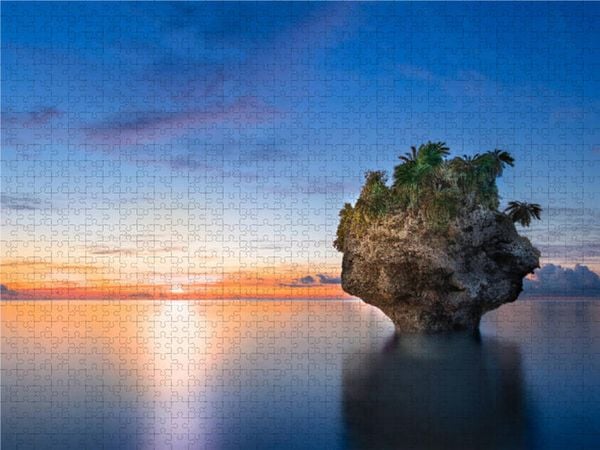 CALVENDO Puzzle Endloser Ozean und Tropensonne | 2000 Teile Lege-Größe 90 × 67 cm Foto-Puzzle für glückliche Stunden