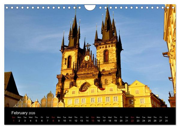 Produktbild: Prague in my heart (Wall Calendar 2026 DIN A4 landscape), CALVENDO 12 Month Wall Calendar