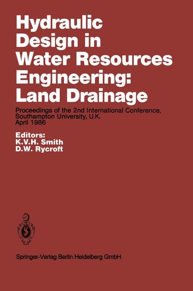 Produktbild: Hydraulic Design in Water Resources Engineering: Land Drainage