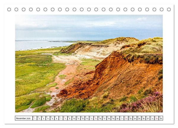 Produktbild: Sylt - Strandspaziergang (Tischkalender 2026 DIN A5 quer), CALVENDO Monatskalender