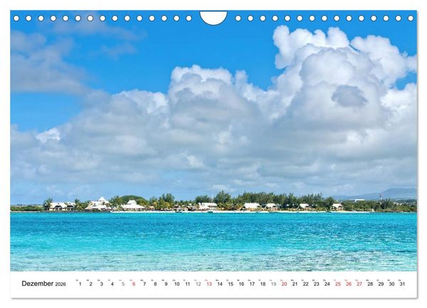 Produktbild: Inselparadies Mauritius (Wandkalender 2026 DIN A4 quer), CALVENDO Monatskalender