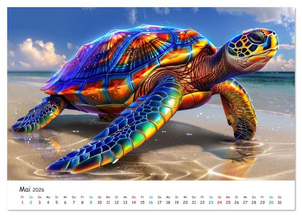 Produktbild: W&auml;chter der Meere (Wandkalender 2026 DIN A4 quer), CALVENDO Monatskalender