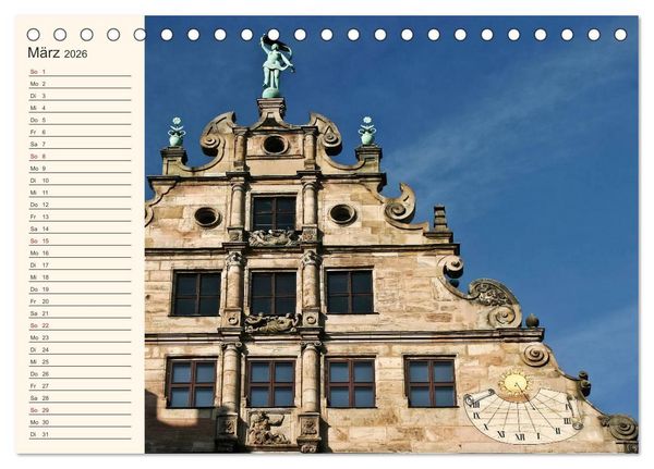 Produktbild: Kaiserstadt N&uuml;rnberg (Tischkalender 2026 DIN A5 quer), CALVENDO Monatskalender
