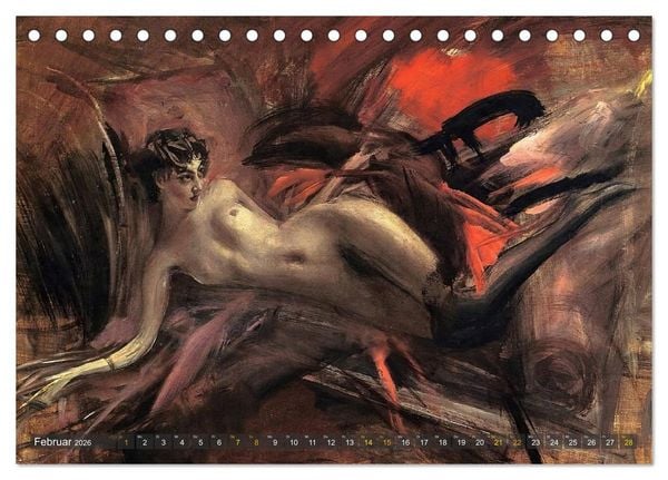 Produktbild: Liegende Sch&ouml;nheiten (Tischkalender 2026 DIN A5 quer), CALVENDO Monatskalender
