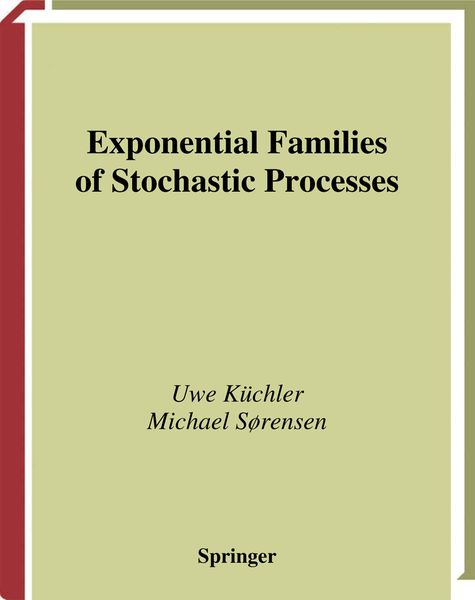 Produktbild: Exponential Families of Stochastic Processes