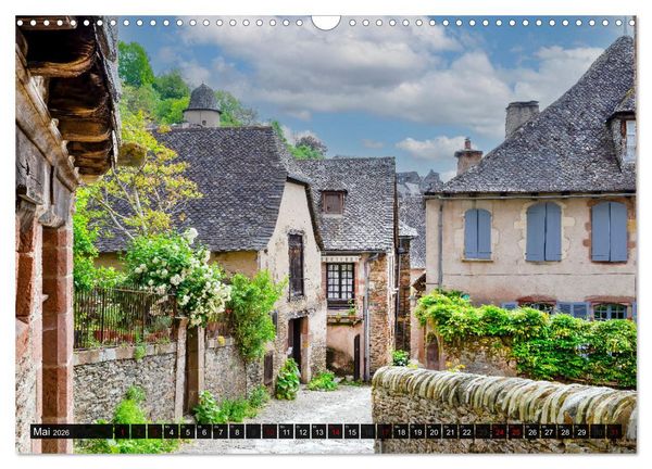 Produktbild: Conques ist eine wichtige Station am franz&ouml;sischen Jakobsweg (Wandkalender 2026 DIN A3 quer), CALVENDO Monatskalender