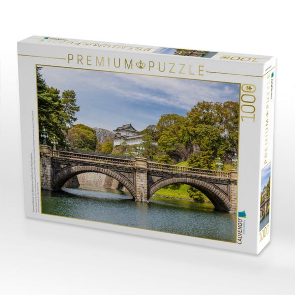 Produktbild: CALVENDO Puzzle Seimon Ishibashi und Nijubashi vor Wachturm des Kaiserpalastes | 1000 Teile Lege-Gr&ouml;&szlig;e 64x48cm Foto-Puzzle f&uuml;r gl&uuml;ckliche Stunden