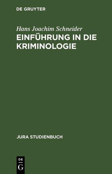 Produktbild: Einf&uuml;hrung in die Kriminologie