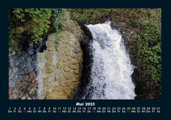 Produktbild: Wasserf&auml;lle 2025 Fotokalender DIN A4