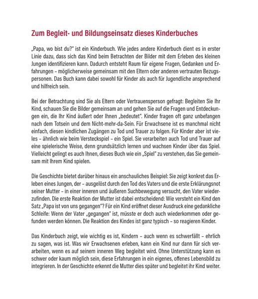 Produktbild: Papa, wo bist Du?
