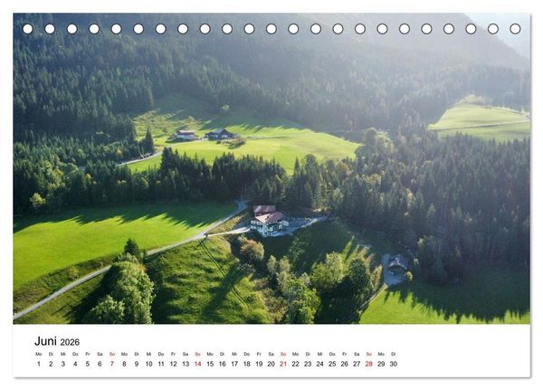 Produktbild: Die sch&ouml;nsten Bucket List Reiseziele (Tischkalender 2026 DIN A5 quer), CALVENDO Monatskalender